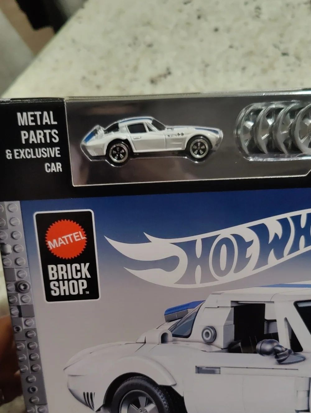 New!Hot Wheels Corvette Grand Sport Building Lego Set 918pcs Boyhoodcore Y2K Ret